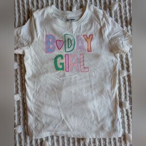 Old Navy B-Day Girl Tee-size 5T